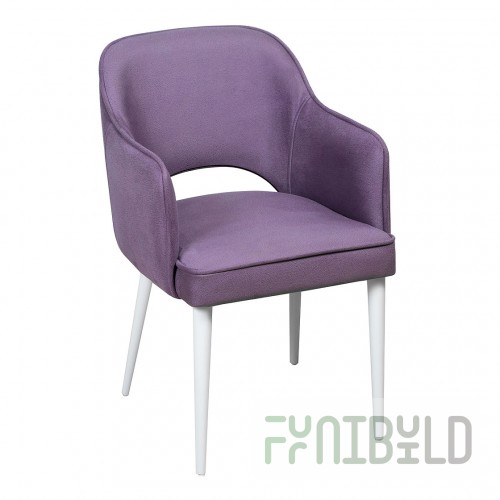 Chair Rose, lilac velor