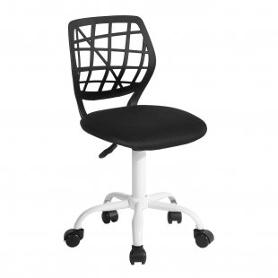 Children's computer chair Elsa black