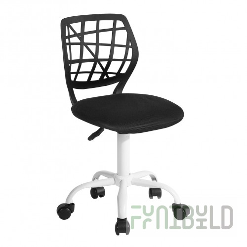 Children's computer chair Elsa black