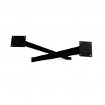 X-shaped table support in Loft style - black