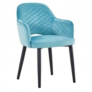 Chair Venus diamond velvet mint
