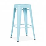 Tolix bar stool blue matte