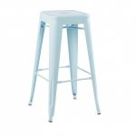 Tolix bar stool blue matte