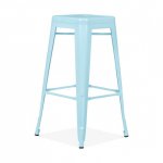 Tolix bar stool blue matte