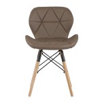 Chair Bon eco-leather, brown Chair Bon eco-leather, brown