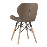 Chair Bon eco-leather, brown Chair Bon eco-leather, brown