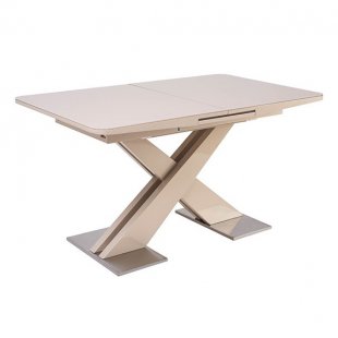Conti table, beige gloss