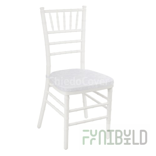 Cushion 01 for Chiavari chair, 3cm, white