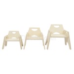 Children's chair Kinder M, wooden