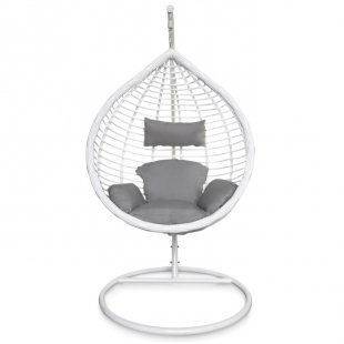 Amliden hanging chair made of artificial rattan