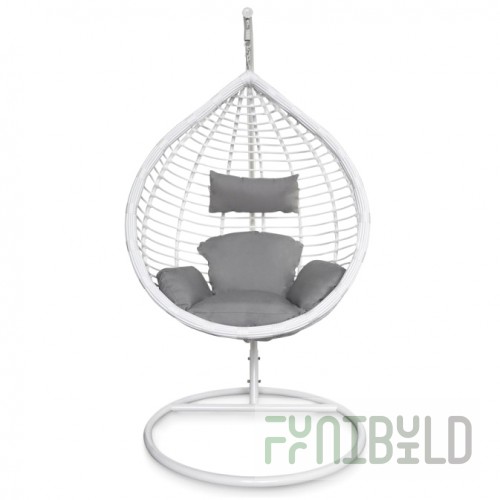 Amliden hanging chair made of artificial rattan