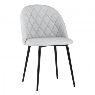 Chair Marcel microvelour light gray
