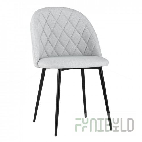 Chair Marcel microvelour light gray