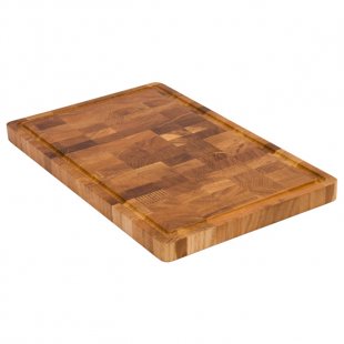 Oak end grain cutting board Quadro