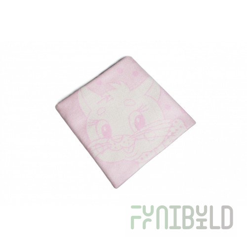 Blanket Cotton 100% Cat pink