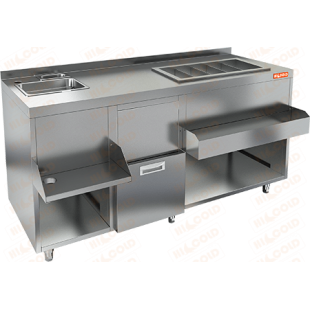 Bar station HICOLD NBMKS-15/5BPK (without drawer)