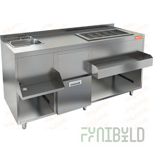 Bar station HICOLD NBMKS-15/5BPK (without drawer)