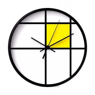 Wall clock Piet Mondrian