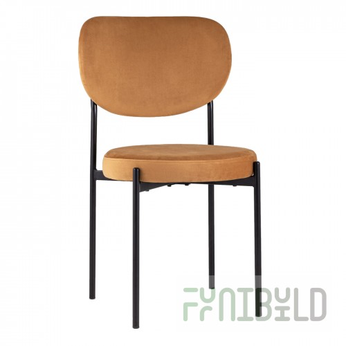 Chair Barbara velour terracotta