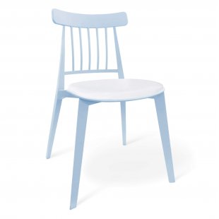 Cavalla chair blue, white