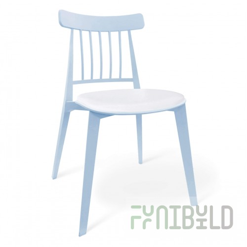 Cavalla chair blue, white
