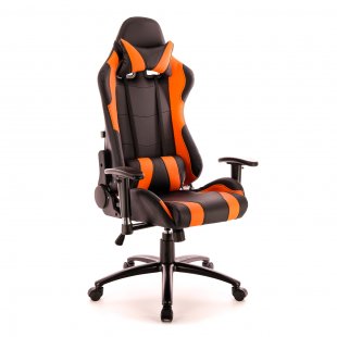 Computer chair Lotus S2 eco-leather orange