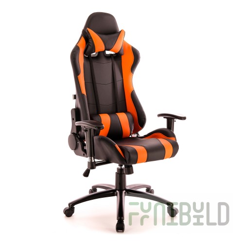Computer chair Lotus S2 eco-leather orange
