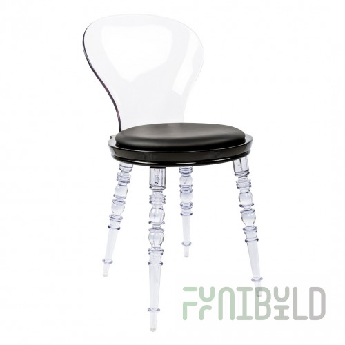 Chair Babel, black with black insert