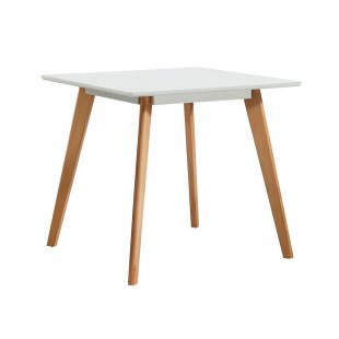 Dining table Laredo white/beech