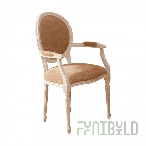 Chair with armrests Bianca Ferrari