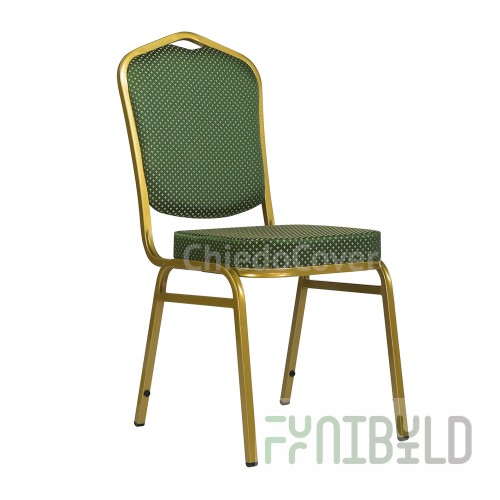 Chair Hit 20mm - gold, crown green