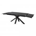 Table Alto 160 black marble matte