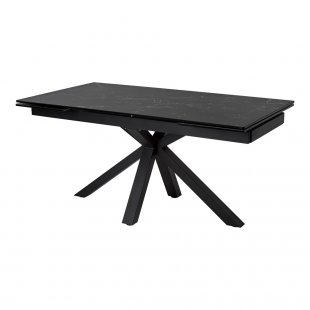 Table Alto 160 black marble matte