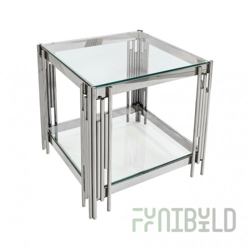 Gatsby Coffee Table 55 x 55 Silver
