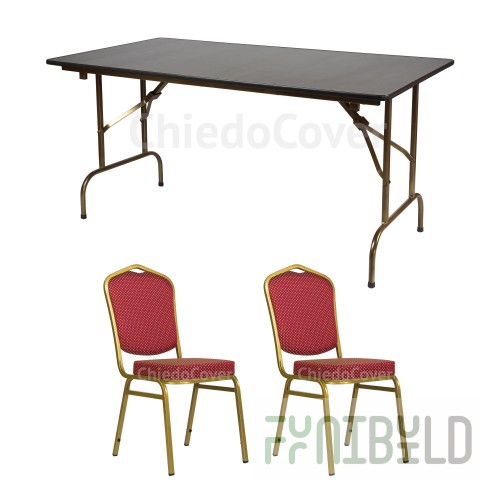 Dining group table Leader 1, 2 chairs Hit 20mm