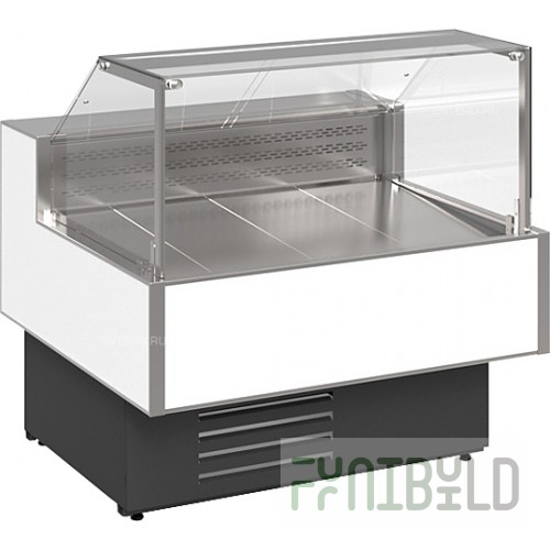 Refrigerated display case CRYSPI Gamma Quadro 1200 LED (without unit, without sidewalls)