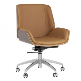 TopChairs Crown office chair, brown