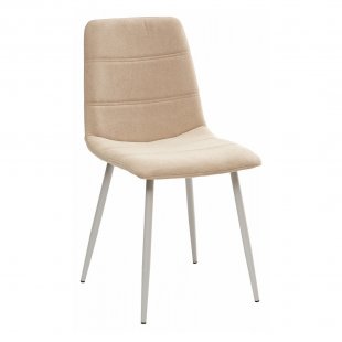 Howard chair beige/white legs
