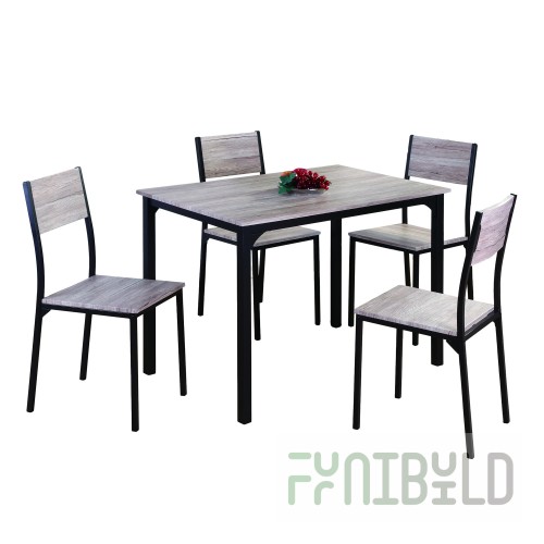 Furniture set Anako, table 1000x700 and 4 chairs