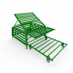VEGETABLE DISPOSAL WITH ROLL-OUT BOTTOM