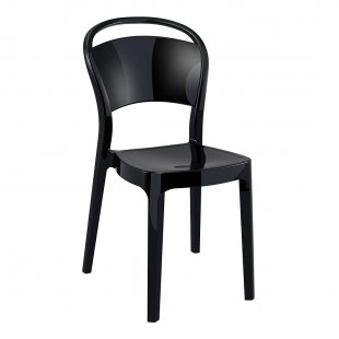 Chair plastic Bo, black