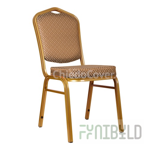 Chair Hit 25mm - bronze, brown rhombus