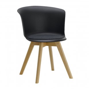 Tulip chair black