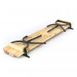 Folding bench Linz natural wood