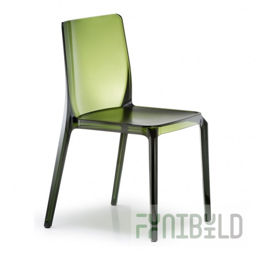 Chair plastic Blitz, transparent green