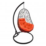 Hanging chair "Oval" with rattan