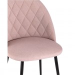 Chair Marcel microvelour pink