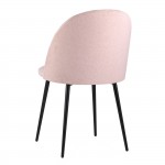 Chair Marcel microvelour pink