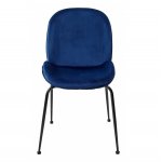 Chair Madrid velour Blue