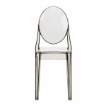 Victoria Ghost Chair Smoked, Plastic